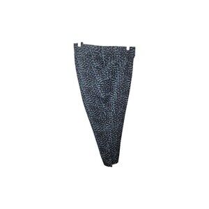 NWOT Roaman's Animal Print Leggings Women 26/28 2X Teal Black Athleisure